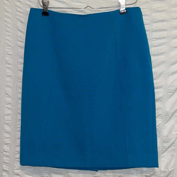 Halogen Teal Pencil Skirt - Picture 1 of 6